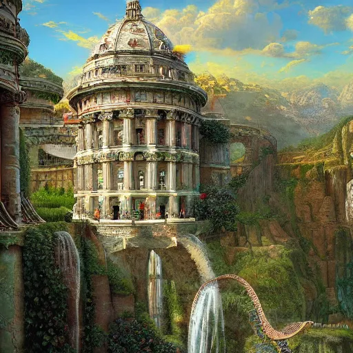 Prompt: paint surrealist 🚝, ferdinand knab, high definition and detailed 4 k