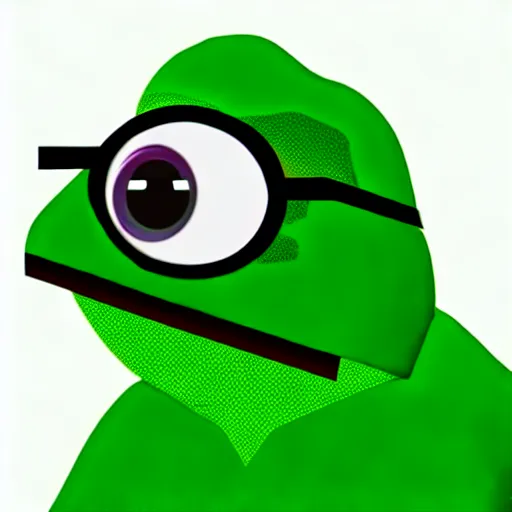 Prompt: realistic pepe the investor