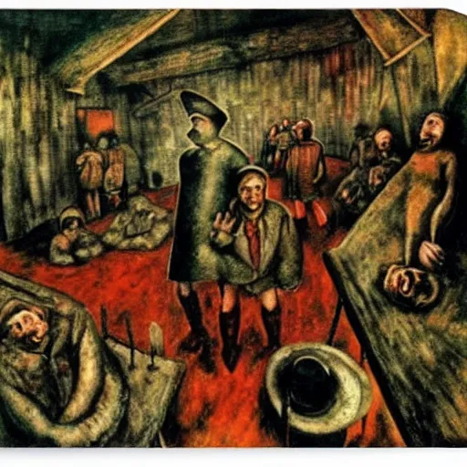 Image similar to life in a soviet gulag by otto dix