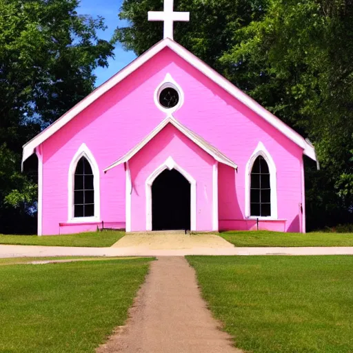 Image similar to pink church