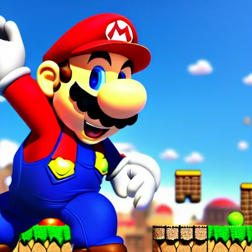 Image similar to super mario as gigachad, highly detailed, extremely high quality, hd, 4 k, 8 k, canon 3 0 0 mm, professional photographer, 4 0 mp, lifelike, top - rated, award winning, realistic, detailed lighting, detailed shadows, sharp, no blur, edited, corrected, trending