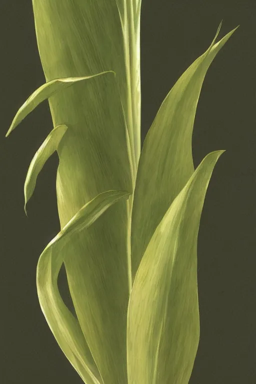 Image similar to ultra realistic illustration, banana plant drawing isolated and closeup, background is white, elegant, highly detailed, digital painting, concept art, smooth, sharp focus, illustration, art by greg rutkowski and alphonse mucha