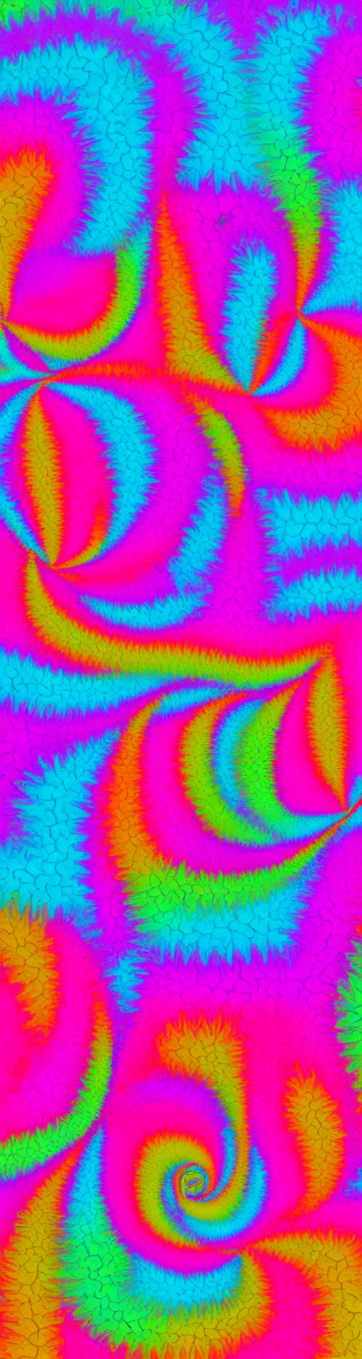 Image similar to hyperrealistic op-art optical illusion in the style of escher and fractal mandelbrot pastel rainbows made of pink syrup and cotton candy