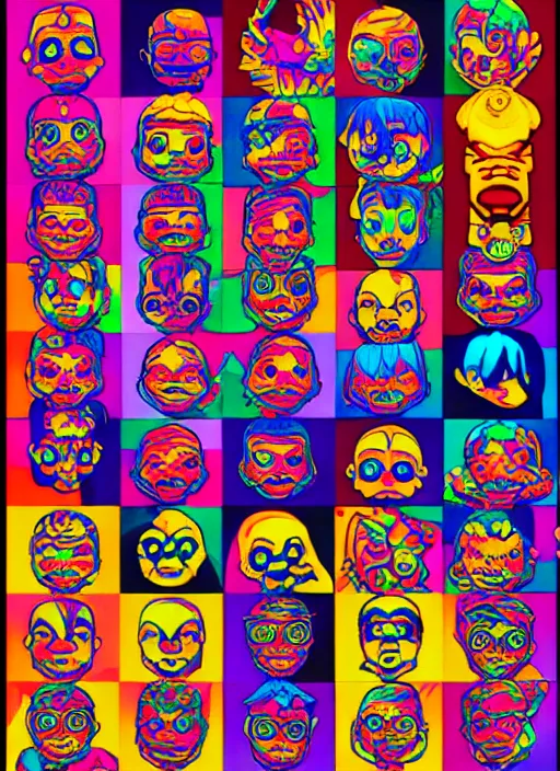 Prompt: dmt lsd funko pop