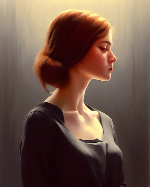 Image similar to stylized portrait of an artistic pose, composition, young ellie williams, realistic shaded, fine details, realistic shaded lighting poster by ilya kuvshinov, magali villeneuve, artgerm, jeremy lipkin and michael garmash and rob rey