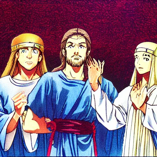 Prompt: jesus christ superstar by, yoshiyuki tomino