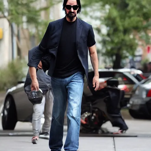 Image similar to keanu leaves