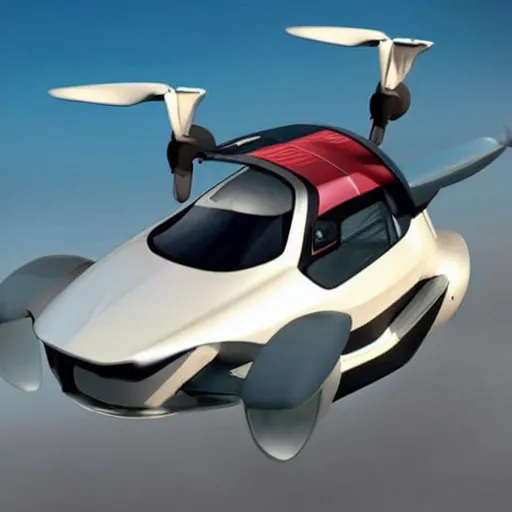 Prompt: a flying car from 2 1 0 0