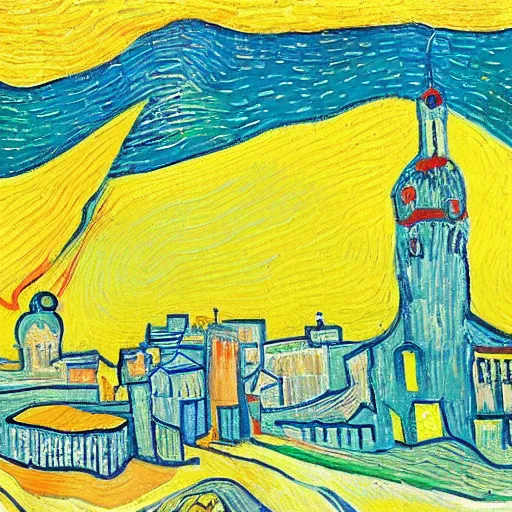 Image similar to salah liverpool by van gogh