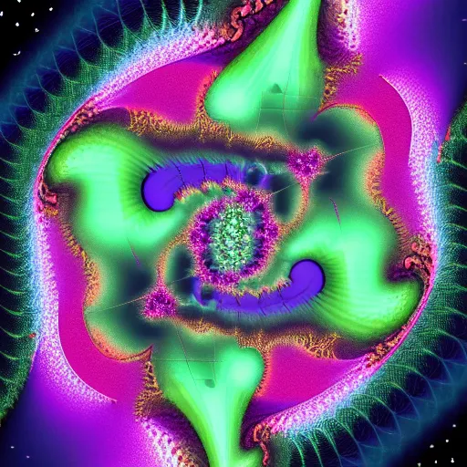 Image similar to an infinite fractal universe
