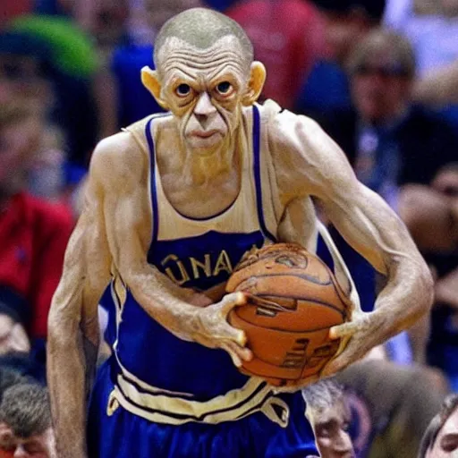 Image similar to gollum in the nba