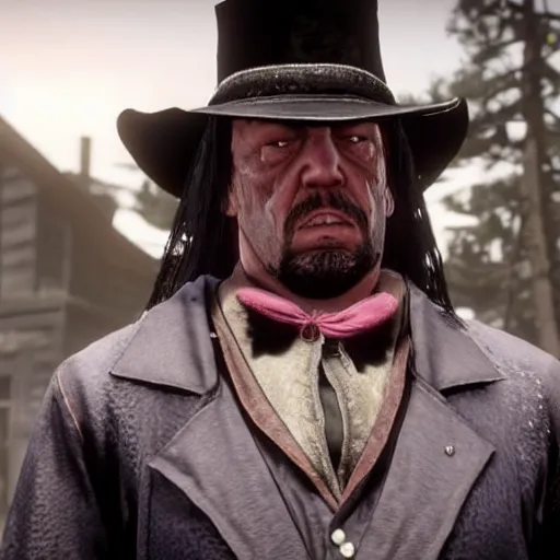 Image similar to The Undertaker in Red Dead Redemption 2