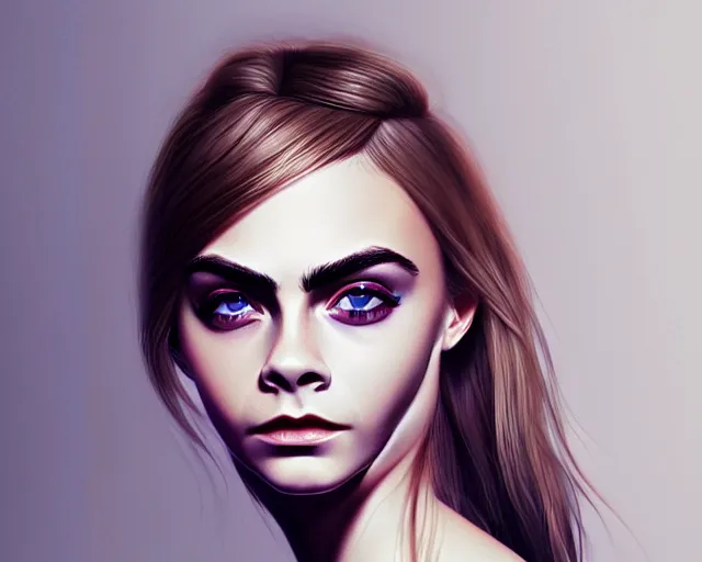 Prompt: highly detailed portrait of cara delevingne by ilya kuvshinov, 4k resolution