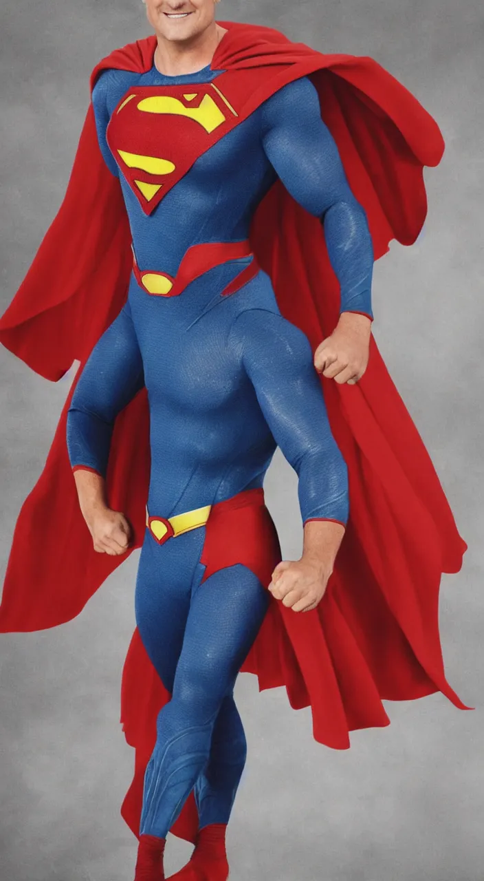 Image similar to George Eads as Superman