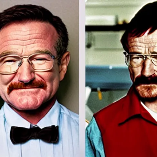 Image similar to robin williams as walter white elementary school