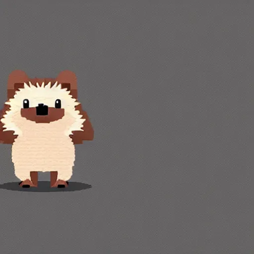 Prompt: twitch emote of a cute hedgehog