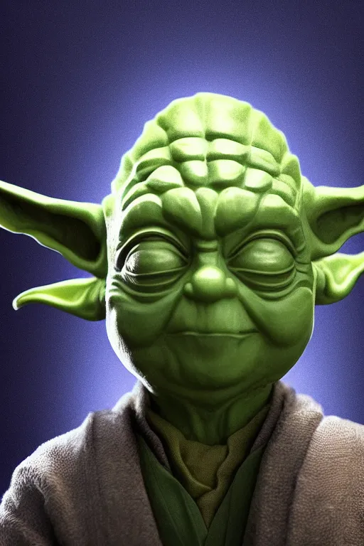 Image similar to 📷 master yoda is a soda can, head portrait, dynamic lighting, 4 k