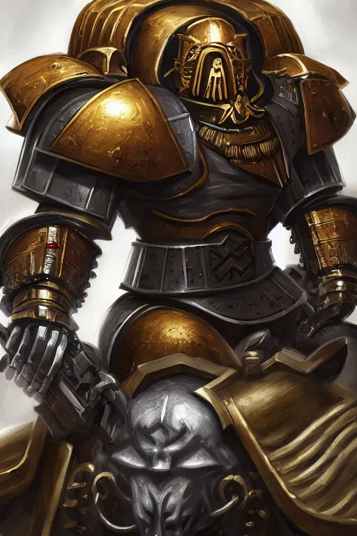 Image similar to armor portrait heros warhammer 4 0 k horus heresy fanart - the primarchs emperor by johannes helgeson animated with vfx concept artist & illustrator global illumination ray tracing hdr fanart arstation zbrush central hardmesh 8 k octane renderer comics stylized