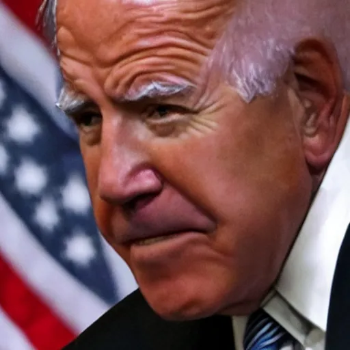 Prompt: back of joe bidens head