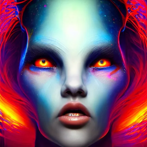 Image similar to I've discovered life, scientist, ecstatic, infinite power, manic, perfect eyes, full body shot, portrait, energized face, noble, transformation, vivid colors, elegant, concept art, sharp focus, digital art, Hyper-realistic, 4K, Unreal Engine, Highly Detailed, HD, Dramatic Lighting by Brom, trending on Artstation