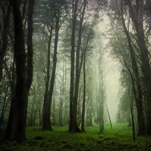 Prompt: a mystical forest