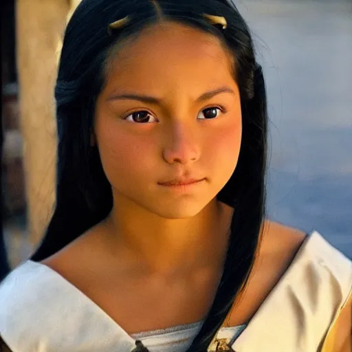 Image similar to photo of real life Katara from Avatar