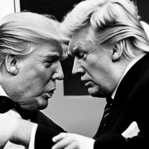 Image similar to photo of donald trump meets beethoven in rome