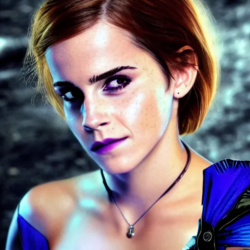 Prompt: Emma Watson as Mystique