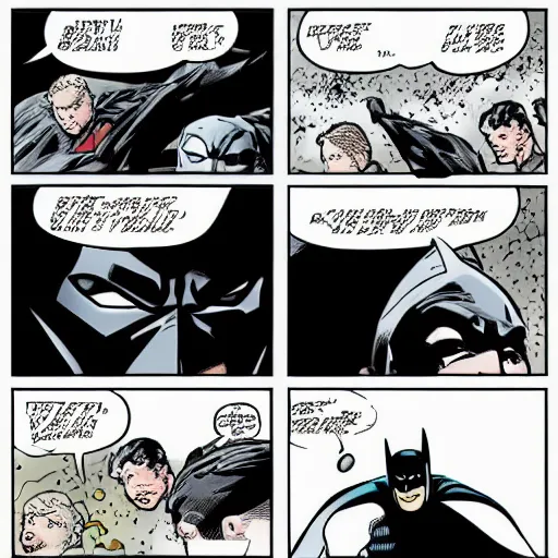 Image similar to Batman profile picture comic style