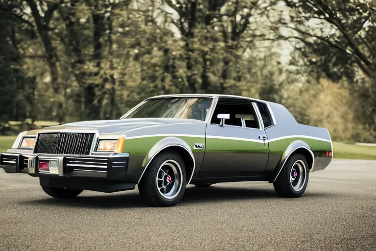 Image similar to 1975 Buick Grand National GNX, XF IQ4, 150MP, 50mm, F1.4, ISO 200, 1/160s, natural light, Adobe Photoshop, Adobe Lightroom, photolab, Affinity Photo, PhotoDirector 365