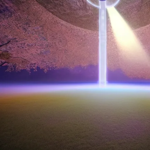 Image similar to short animation of ethereal rings of light, lens flares, volumetric lightning, 00:00:01