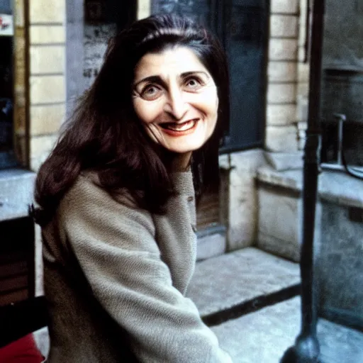 Prompt: photo of suzanne spaak in paris, kodachrome 6 4