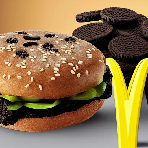 Image similar to New Mcdonalds burger the Big MacOreo - A big mag but with oreo crackers instead of a bun