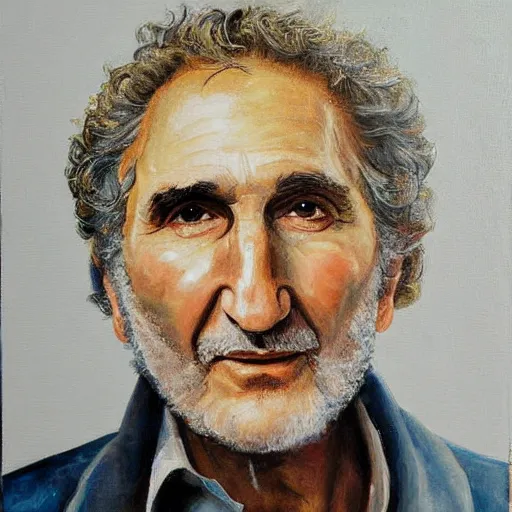 Image similar to Judd Hirsch painting by Thomas-Montacellinio