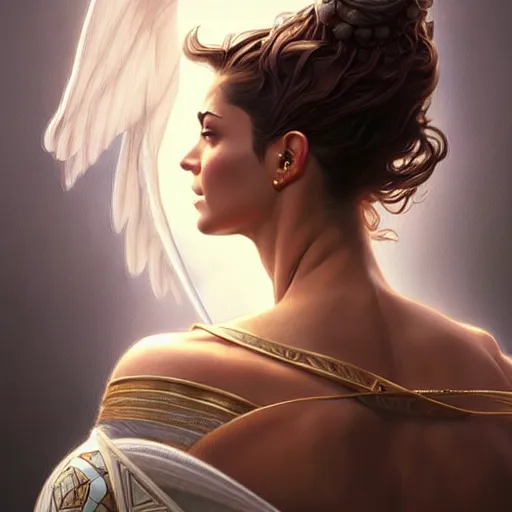 Prompt: cristiano ronaldo as a female, d & d style, fantasy, intricate, elegant, highly detailed, digital painting, artstation, concept art, matte, sharp focus, illustration, art by artgerm and greg rutkowski and alphonse mucha