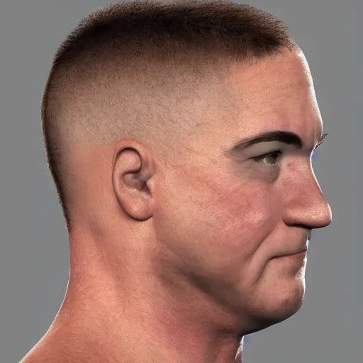 Image similar to tonys fat neck, 8k, ultra hd, highly detailed,