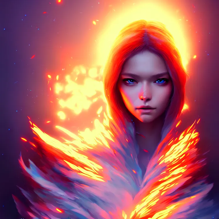 Image similar to epic professional digital art of 🔥 ❄️, best on artstation, cgsociety, wlop, cosmic, epic, stunning, gorgeous, much detail, much wow, masterpiece