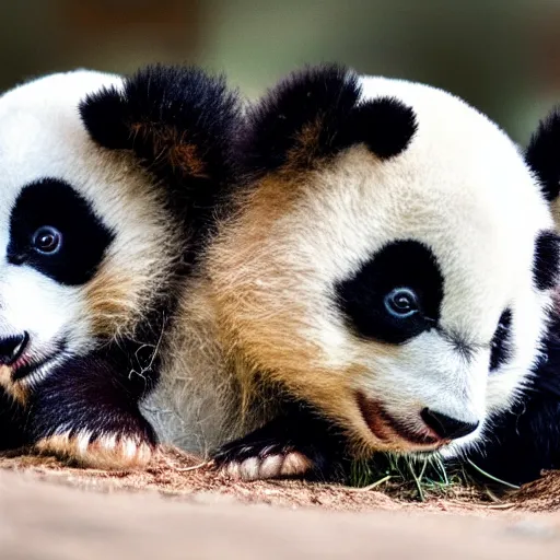 Image similar to cute panda baby cute panda baby cute panda baby highly detailed, professional lenses awards winning trending on Artstation national geographic best photo of the year