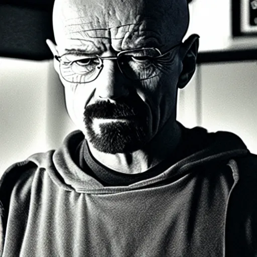 Prompt: Walter White doing the gritty, gritty, goes hard, detailed, award winning, skilled, meth, science,