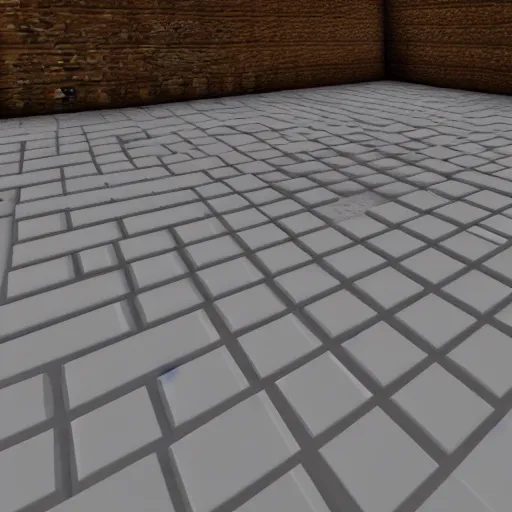 Prompt: a 3d render of a minecraft cobblestone block