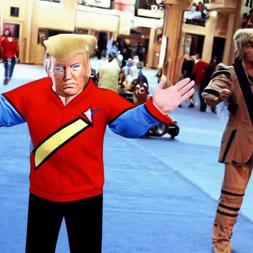 Image similar to donald trump is in cosplay of sun wukong
