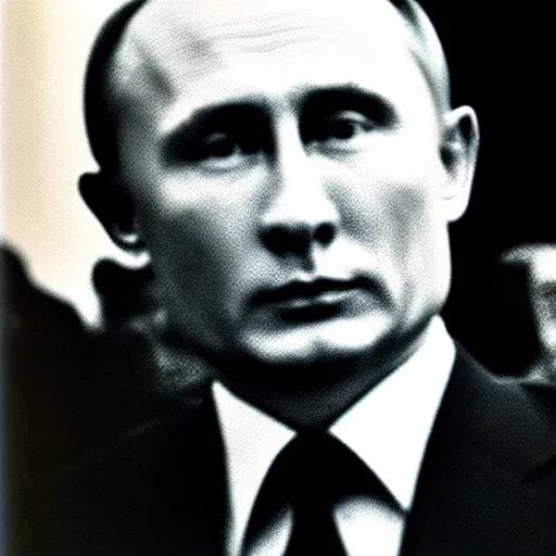 Image similar to 35mm photo of kim jong putin