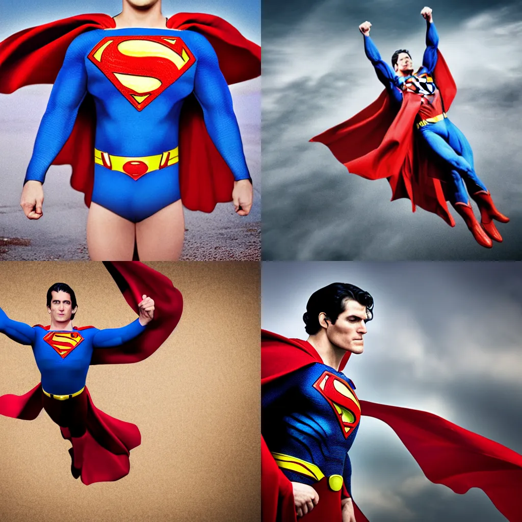 Prompt: An award winning photography of Superman