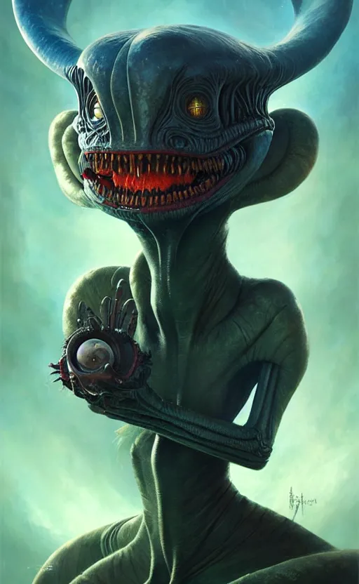 Prompt: exquisite imaginative alien creature poster art, movie art, by lucusfilm, weta studio, tom bagshaw, james jean, frank frazetta, 8 k, denoised