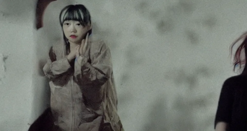 Image similar to film still of the spiral girl directed by Junji Into