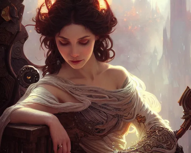 Image similar to photography of jan brett, deep focus, d & d, fantasy, intricate, elegant, highly detailed, digital painting, artstation, concept art, matte, sharp focus, illustration, hearthstone, art by artgerm and greg rutkowski and alphonse mucha