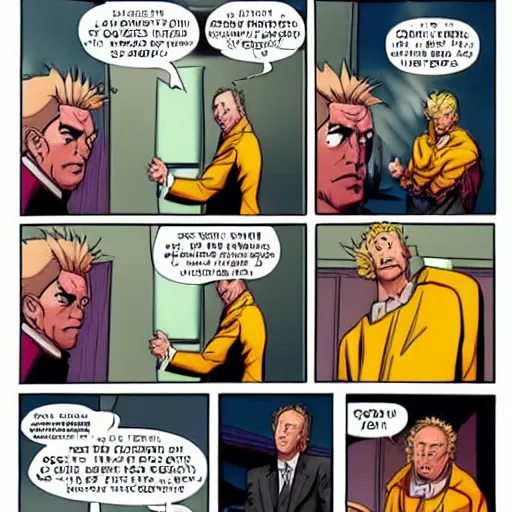 Prompt: saul goodman going super sayian