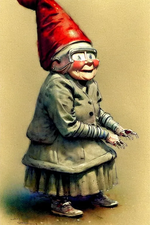 Image similar to ( ( ( ( ( 1 9 5 0 s robot knome happy grandmother. muted colors. ) ) ) ) ) by jean - baptiste monge!!!!!!!!!!!!!!!!!!!!!!!!!!!!!!