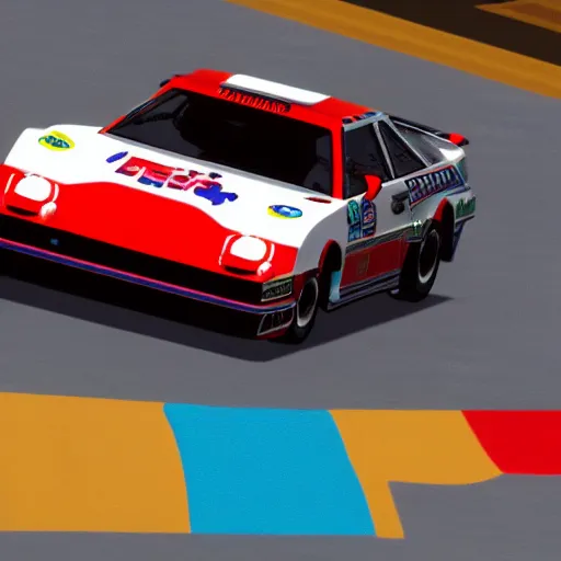 Image similar to screenshot of daytona usa by sega ultra detail photorealistic unreal engine