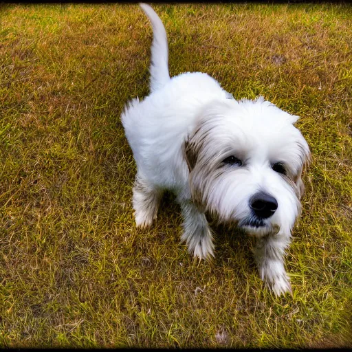 Prompt: Psychic photography of a dog\'s dreams